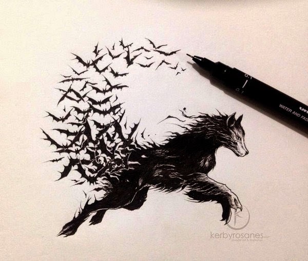 27-Vampire-Wolf-Kerby-Rosanes-Detailed-Moleskine-Doodles-Illustrations-and-Drawings-www-designstack-co