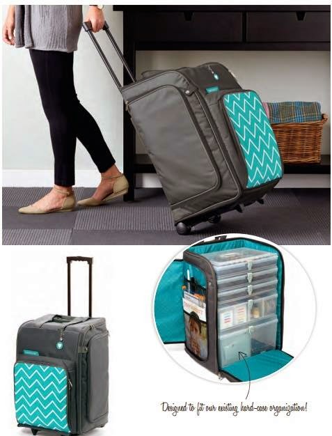 scrapbooking rolling tote