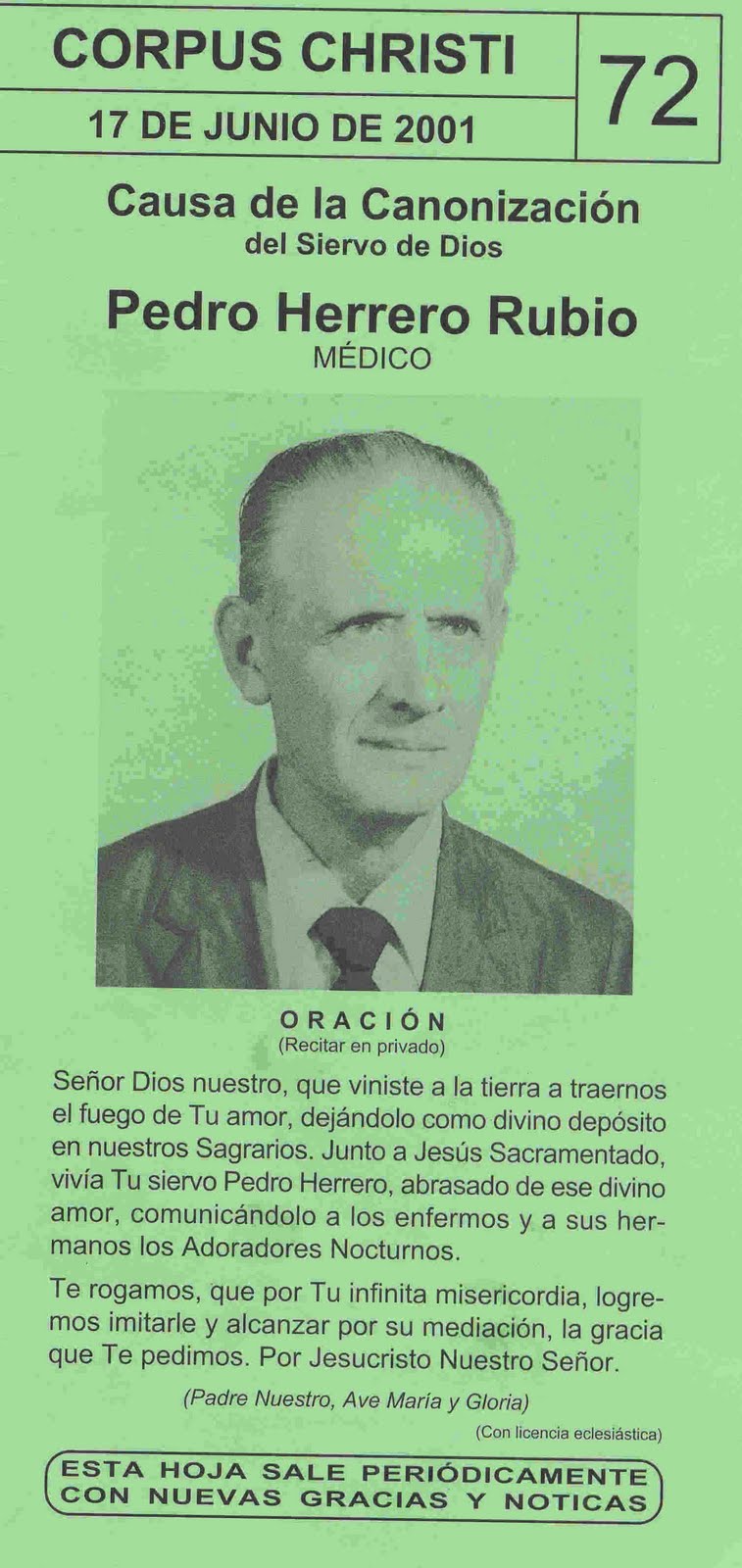canonized PEDRO HERRERO RUBIO Soy Discípulo