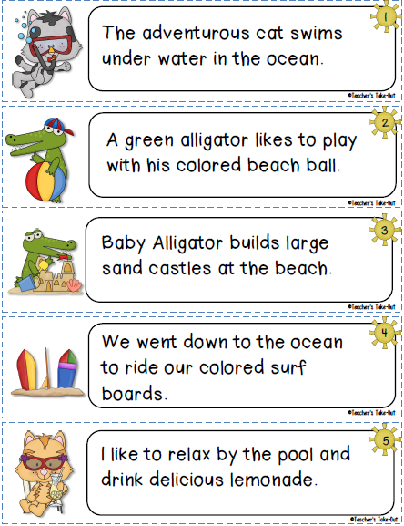 Free Grammar Sentences