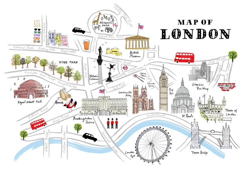 Vacaciones En Londres Mapa