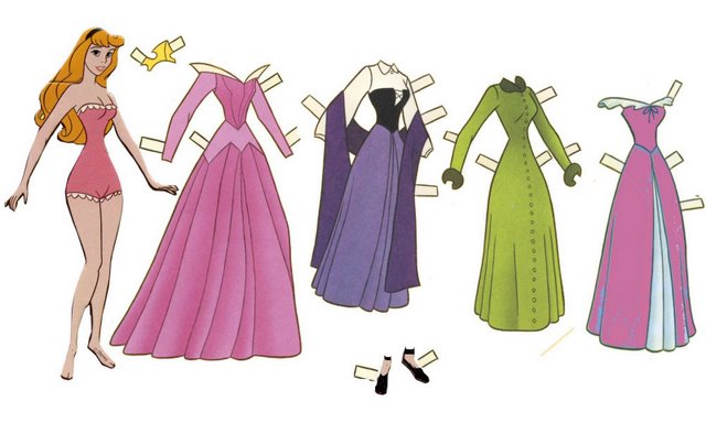 disney paper dolls