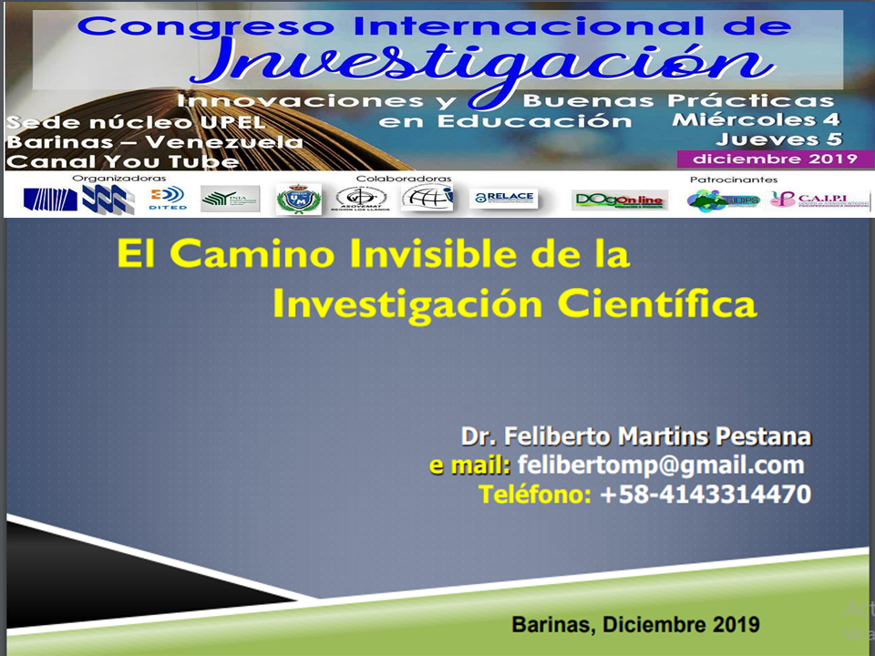 Presentación del Dr Feliberto Martíns