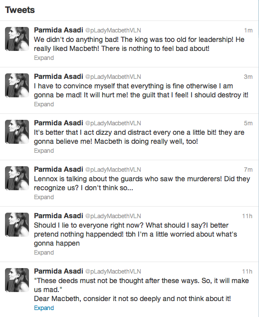 Summary of macbeth image