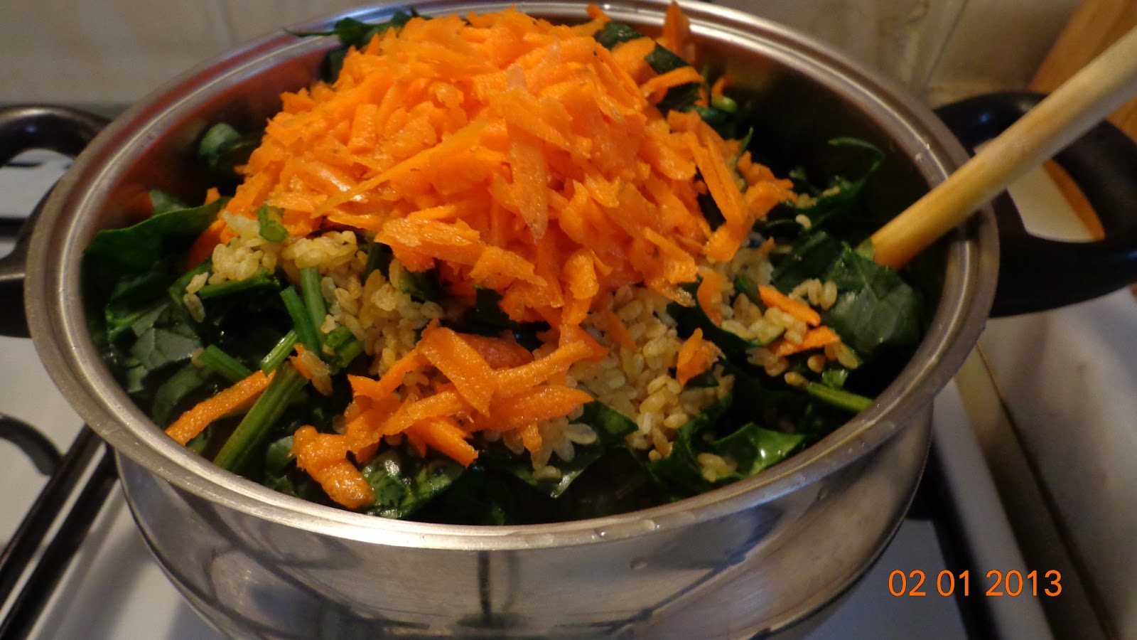 ojeli solucan )) BULGURLU ISPANAK YEMEĞİ&hellip;