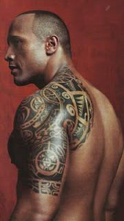 The Rock Tattoos - WWE Superstar Dwayne Johnson Tattoo Pictures