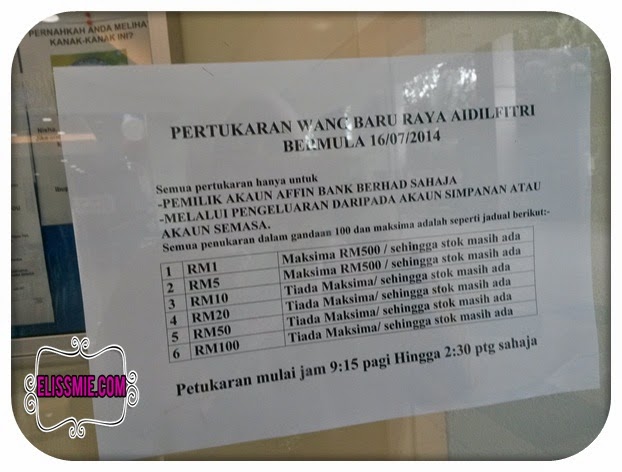 Tukar Duit Raya Dan Sampul Raya Uitm 2014 Programmer By Day Lifestyle Bloggger