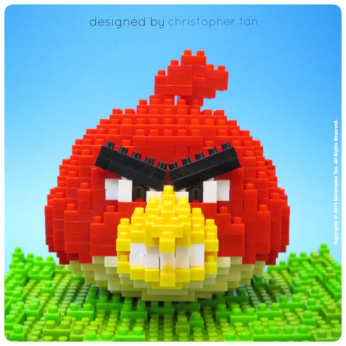 Christopher Tan nanoblock RED from Angry Birds 2