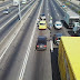 Engavetamento entre 3 carros começa a complicar o trans na Av Brasil, sent Centro, alt Olaria/Ramos (15h:02m)