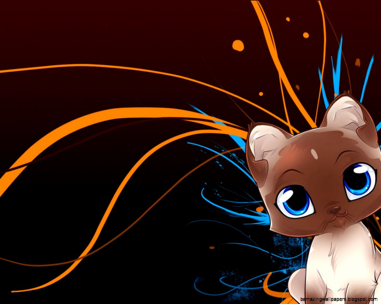 Cute Anime Cat Wallpapers Amazing Wallpapers