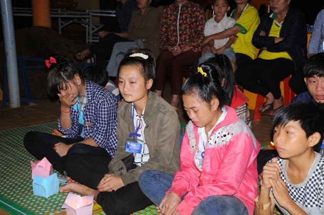 chùa hoa khai,khóa tu mùa hè,đăk nông,thắp nến,tri ân