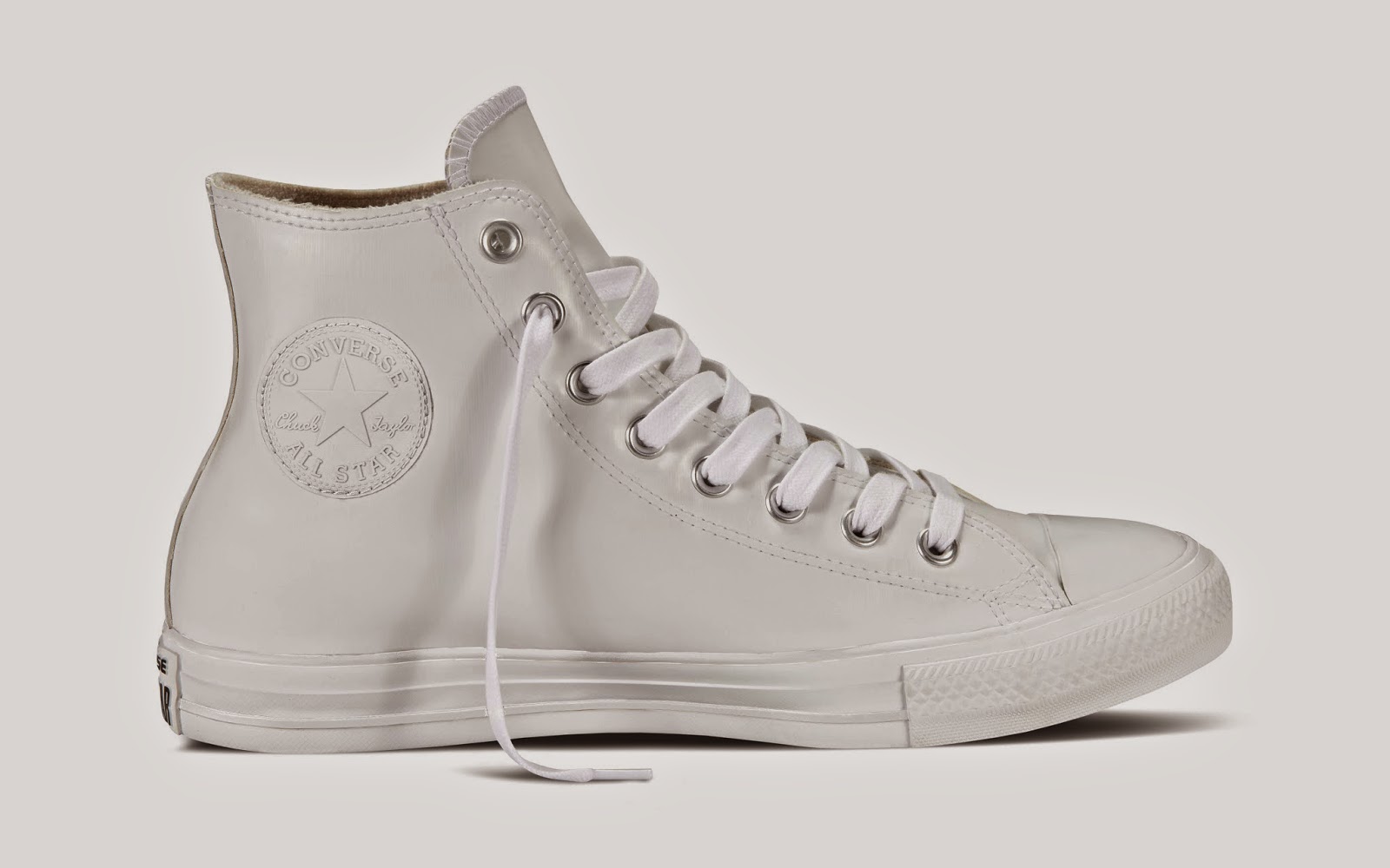 converse rubber all white