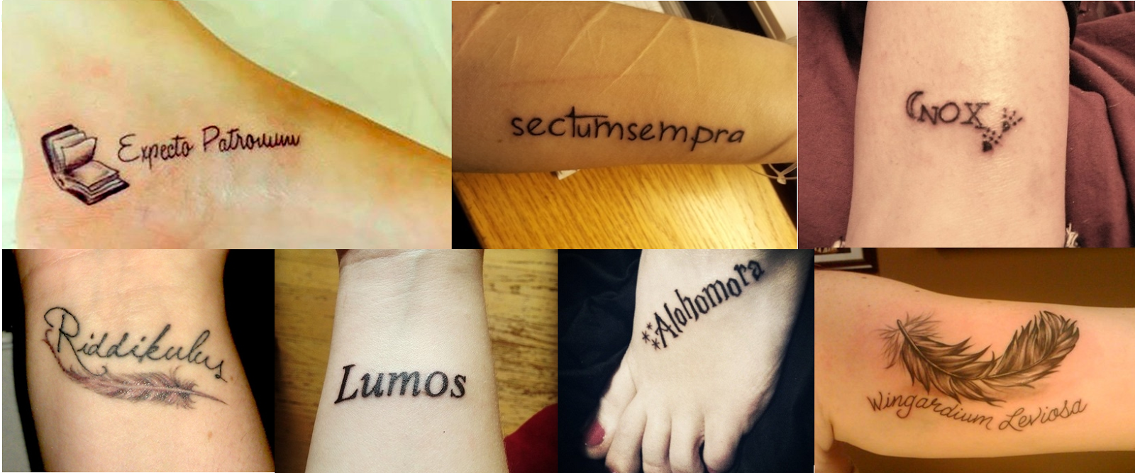 Atitude com Pimenta: Tatuagens inspiradas em Harry Potter