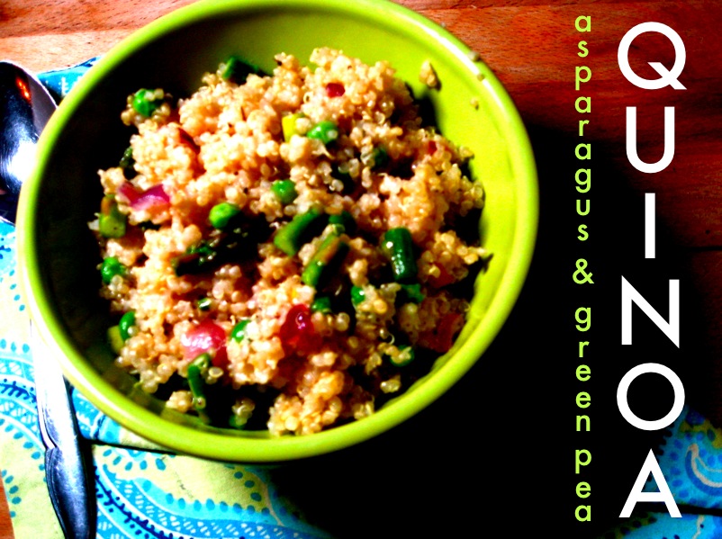 Ginger Rose Asparagus & Green Pea Quinoa