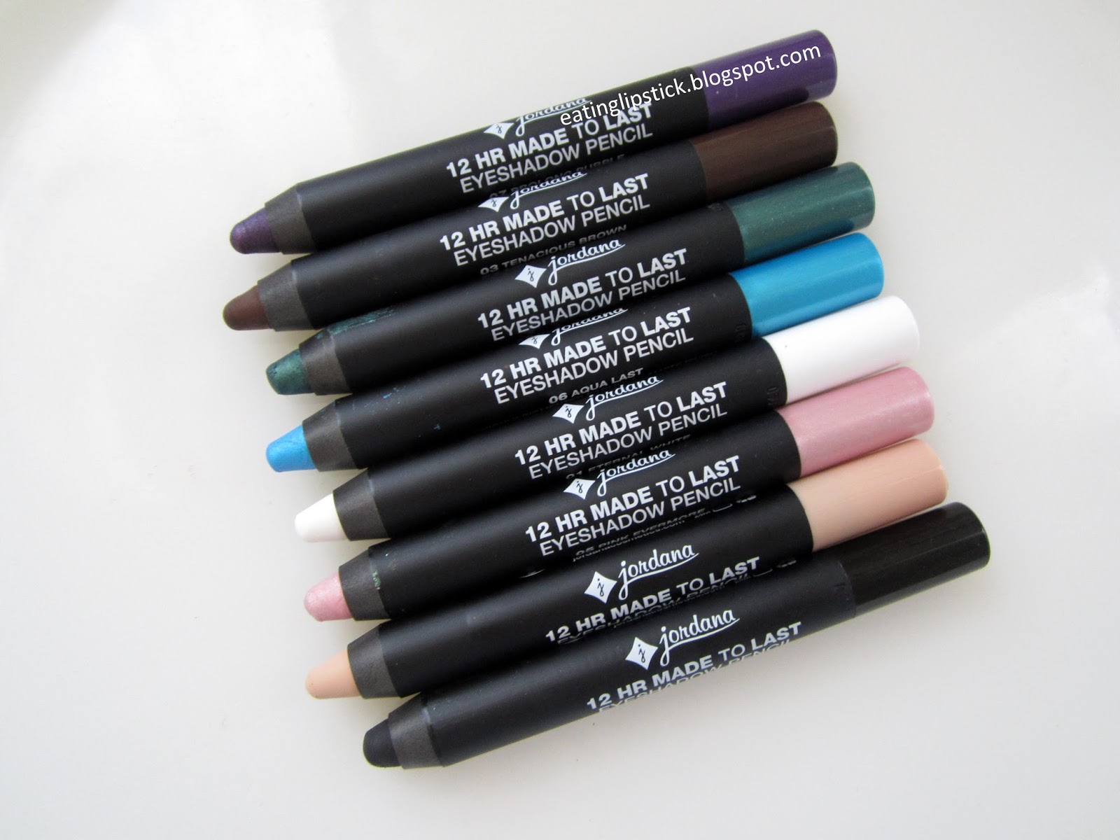 Eating Lipstick Jordana 12 HR Made to Last Eyeshadow Pencils