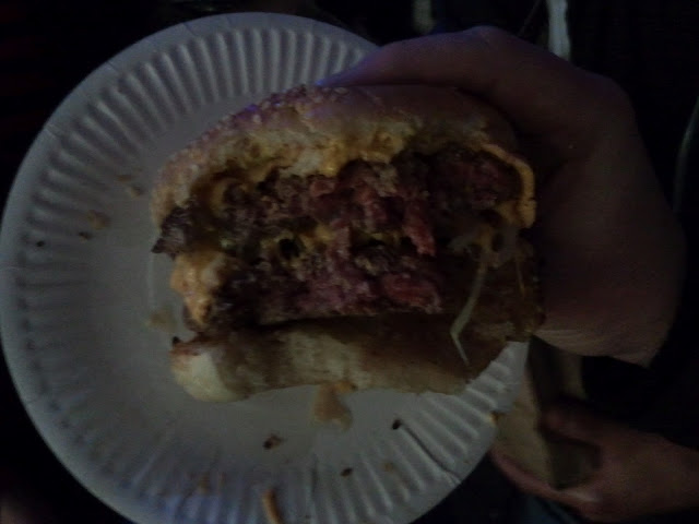 Bleecker Street Burger - Cheeseburger bite-through