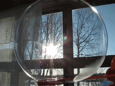 The results look like something out of a fairy tale. - Blowing Bubbles In The Cold Seems Impossible...But The Results Are Incredible The results look like something out of a fairy tale. - Blowing Bubbles In The Cold Seems Impossible...But The Results Are Incredible