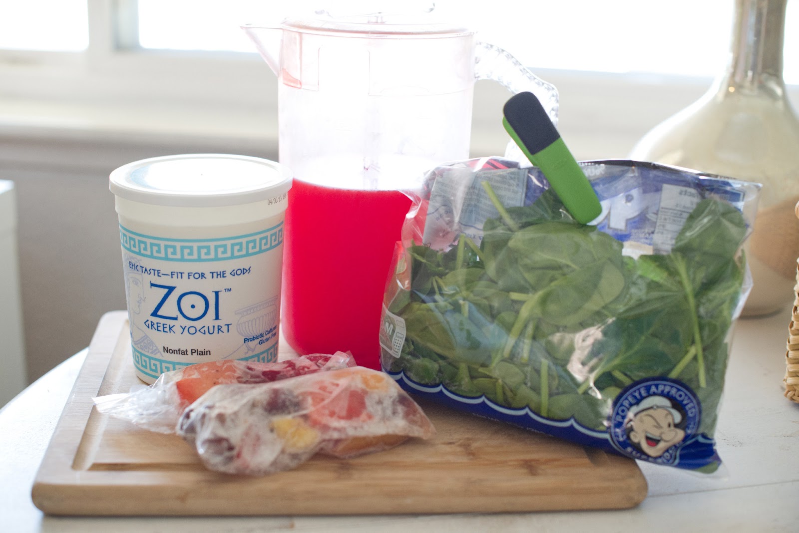 Domestic Fashionista Crystal Light, NonFat Greek Yogurt, Fruit, and