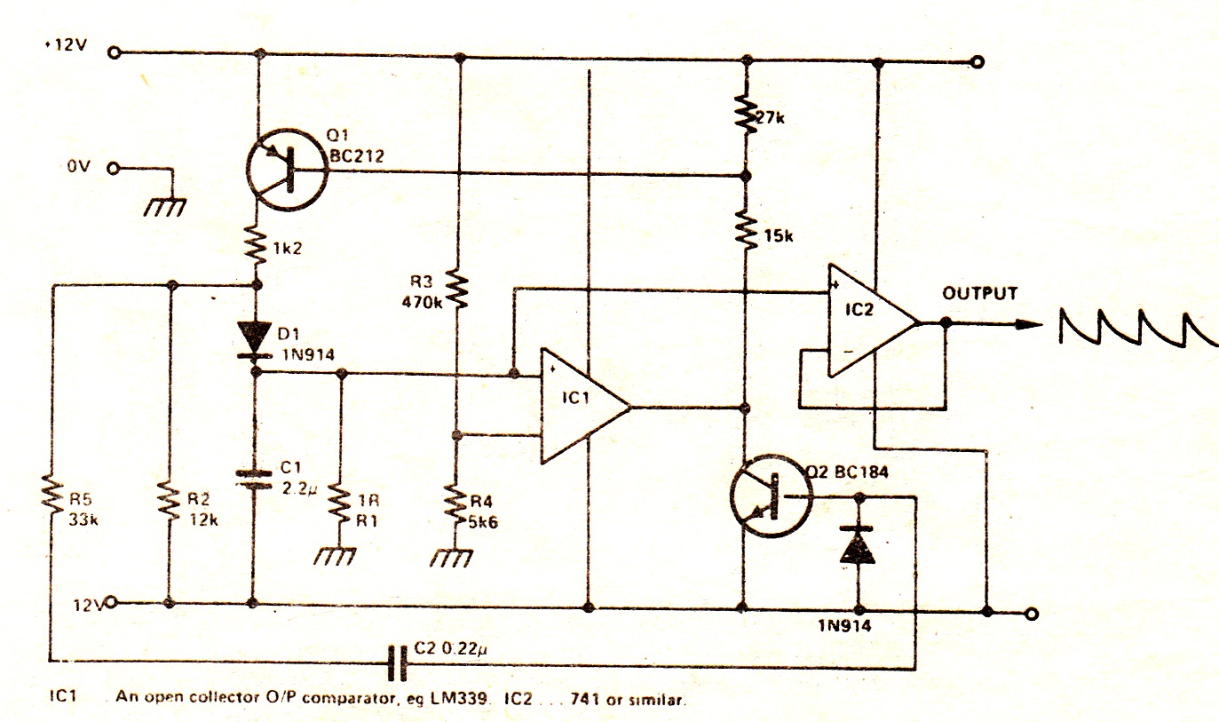 Exponential Waveform Generator Circuit Making Easy Circuits
