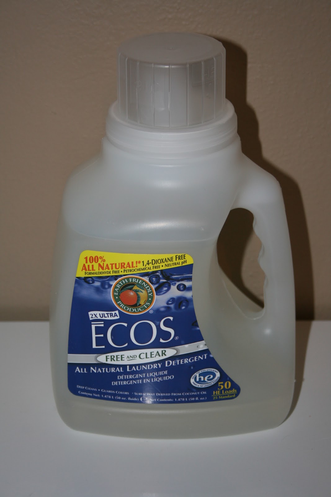 Trying To Go Green ECOS All Free Laundry Detergent