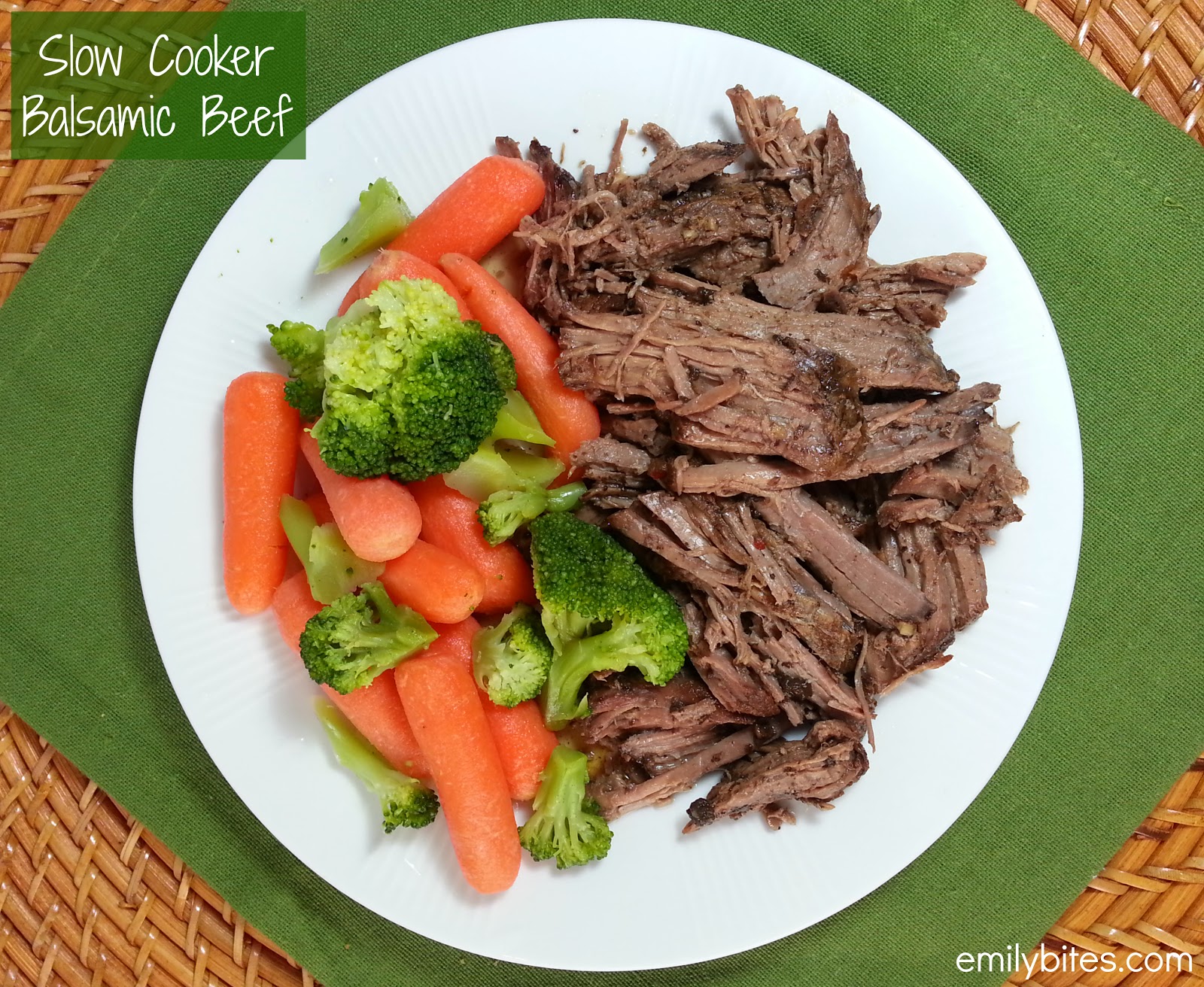 Slow Cooker Balsamic Beef
