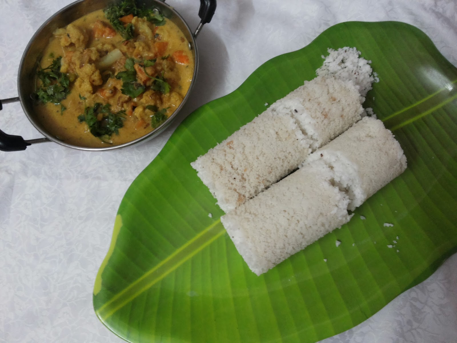Effortless Cooking Puttu Kerala style (Steam Cake)