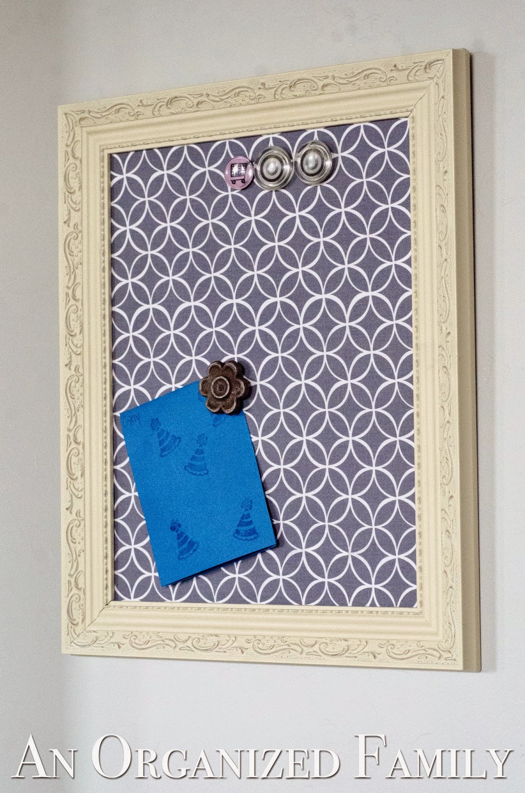 An Organized Family How To Make A Bulletin Board