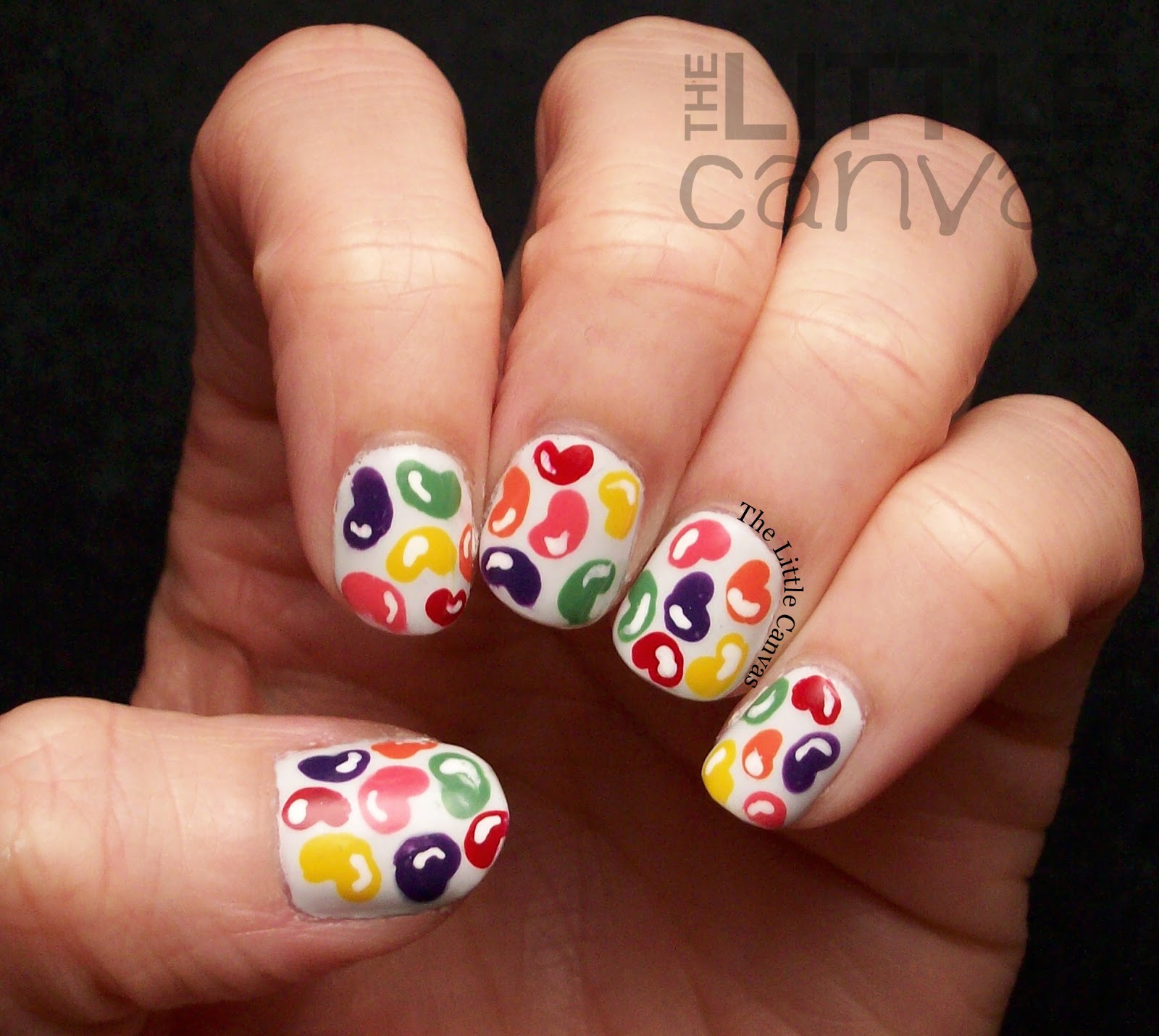 Twinsie Tuesday Gifted Polish Jelly Bean Nail Art The Little Canvas