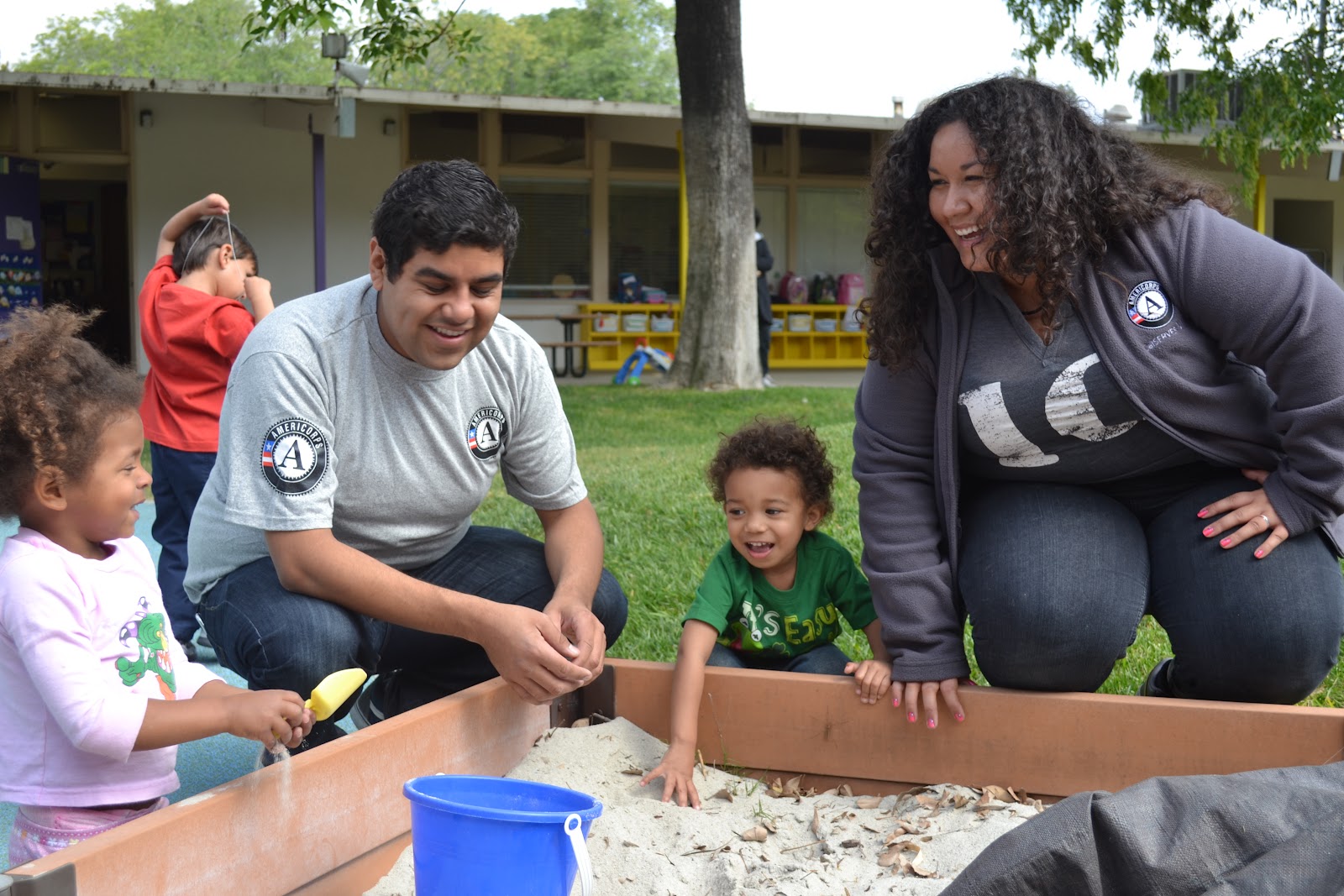Blind Children's Learning Center AmeriCorps VIP Fellows Visit Blind