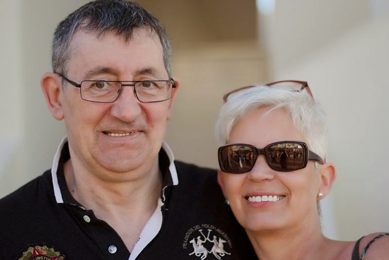 Mi marido y yo en el hotel de Iberostar Cala Barca