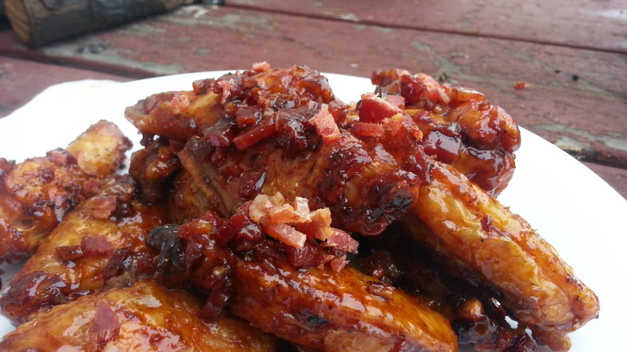 White Thunder BBQ Maple Bacon Wings Recipe How to Hickory Smoke the Best Wings on the