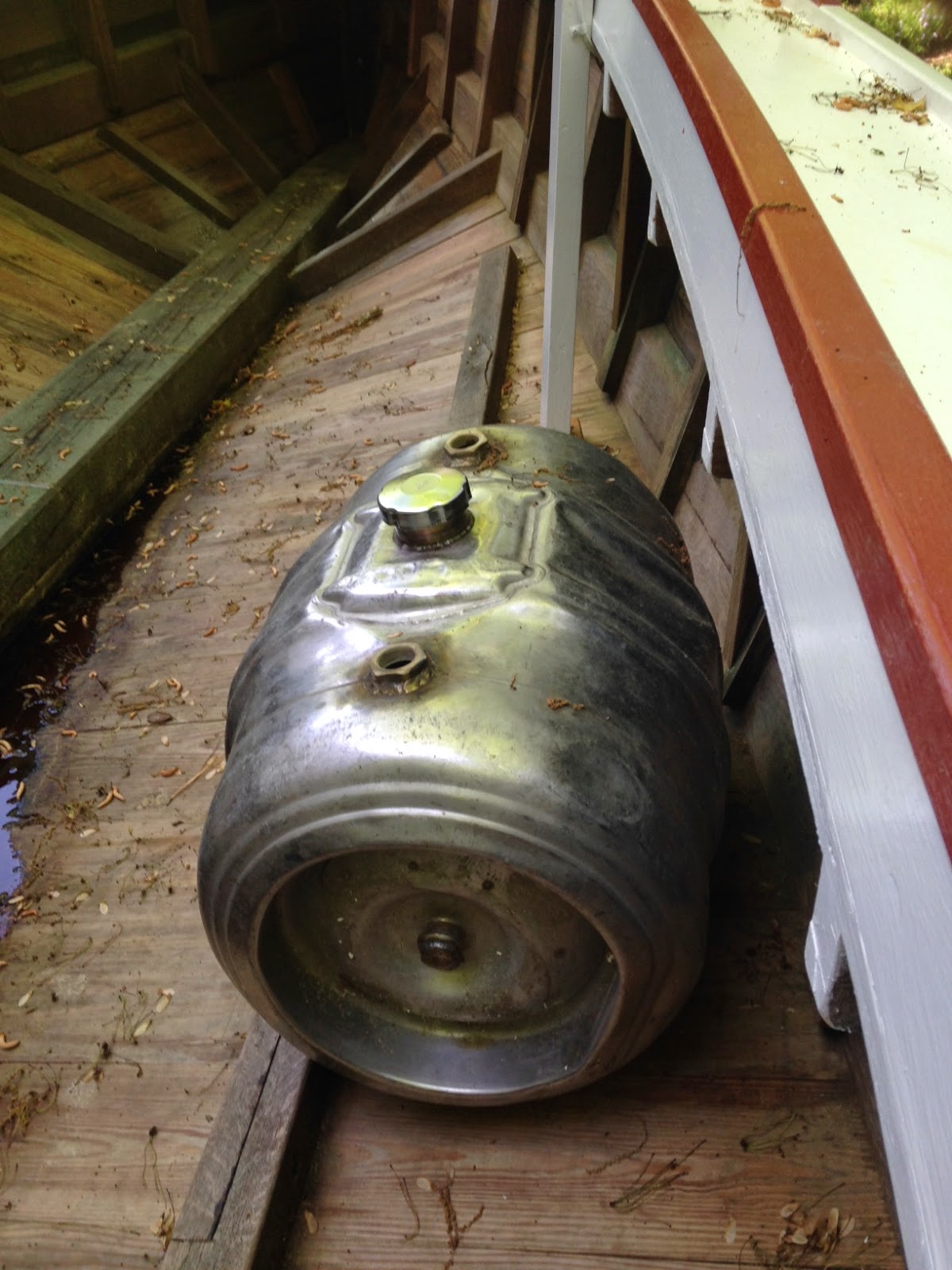 Beer Keg to 15.5g Fuel Tank Conversion