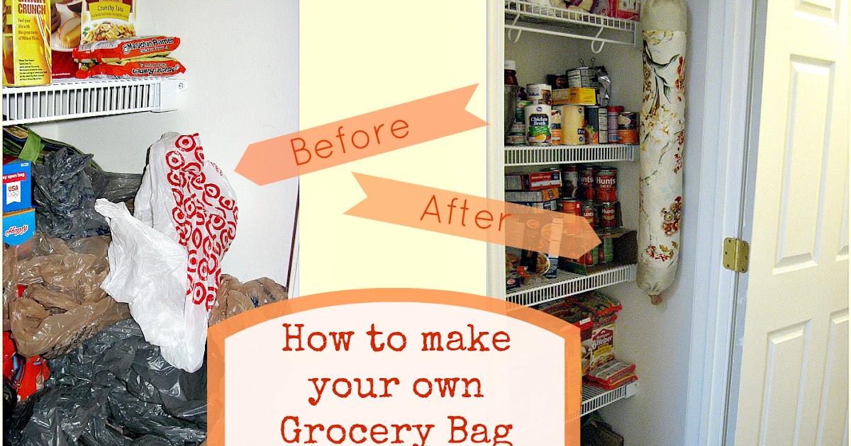 Freshly Completed How to Make your Own Grocery Bag Holder