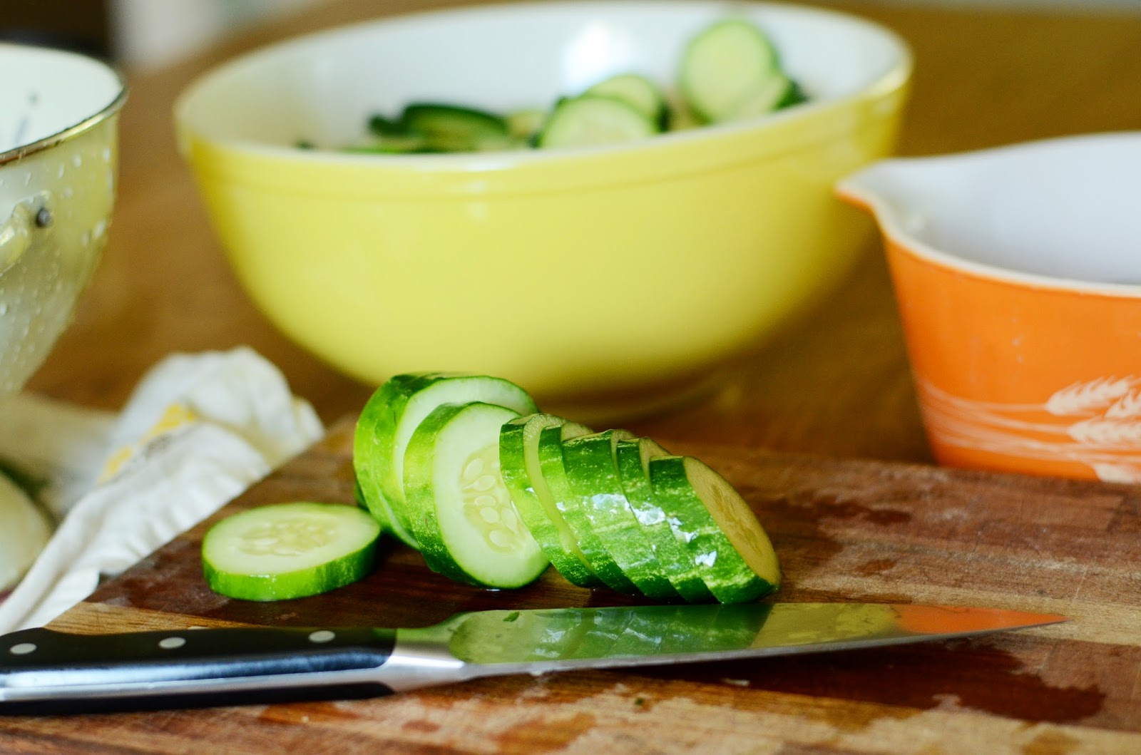 natalie creates honeysweetened quick dill pickles