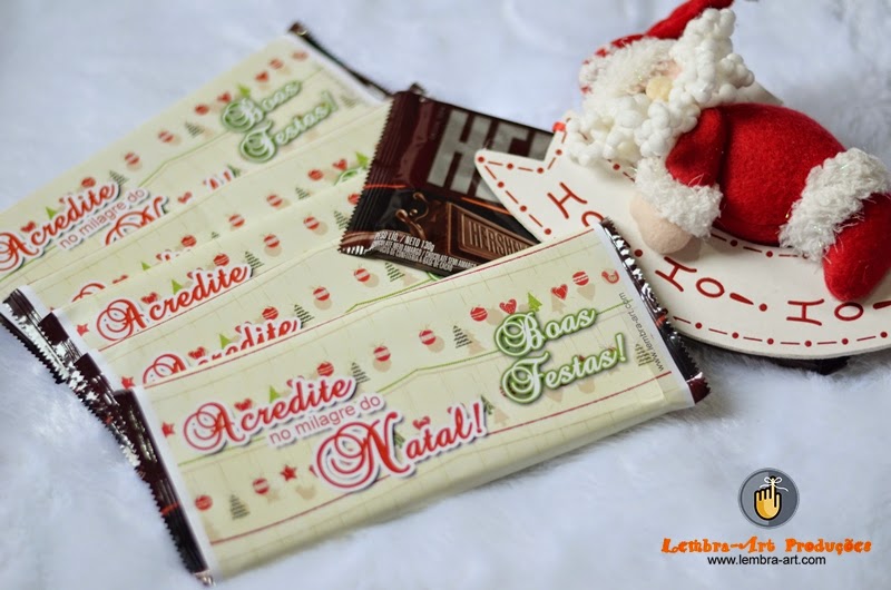 Lembra-Art Produções: Lembrancinha natal | chocolate de natal para imprimir