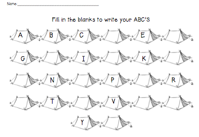 Preschool Wonders: Camp Freebie!