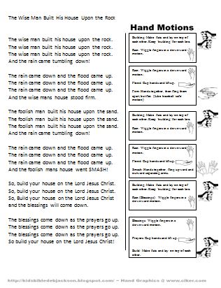 Bible Fun For Kids: Parable of Build Your House on The Rock & Be A Light