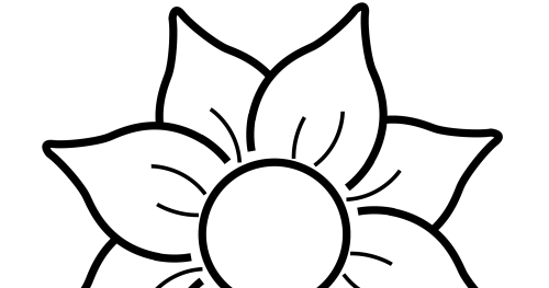 imagenes de flores para colorear grandes