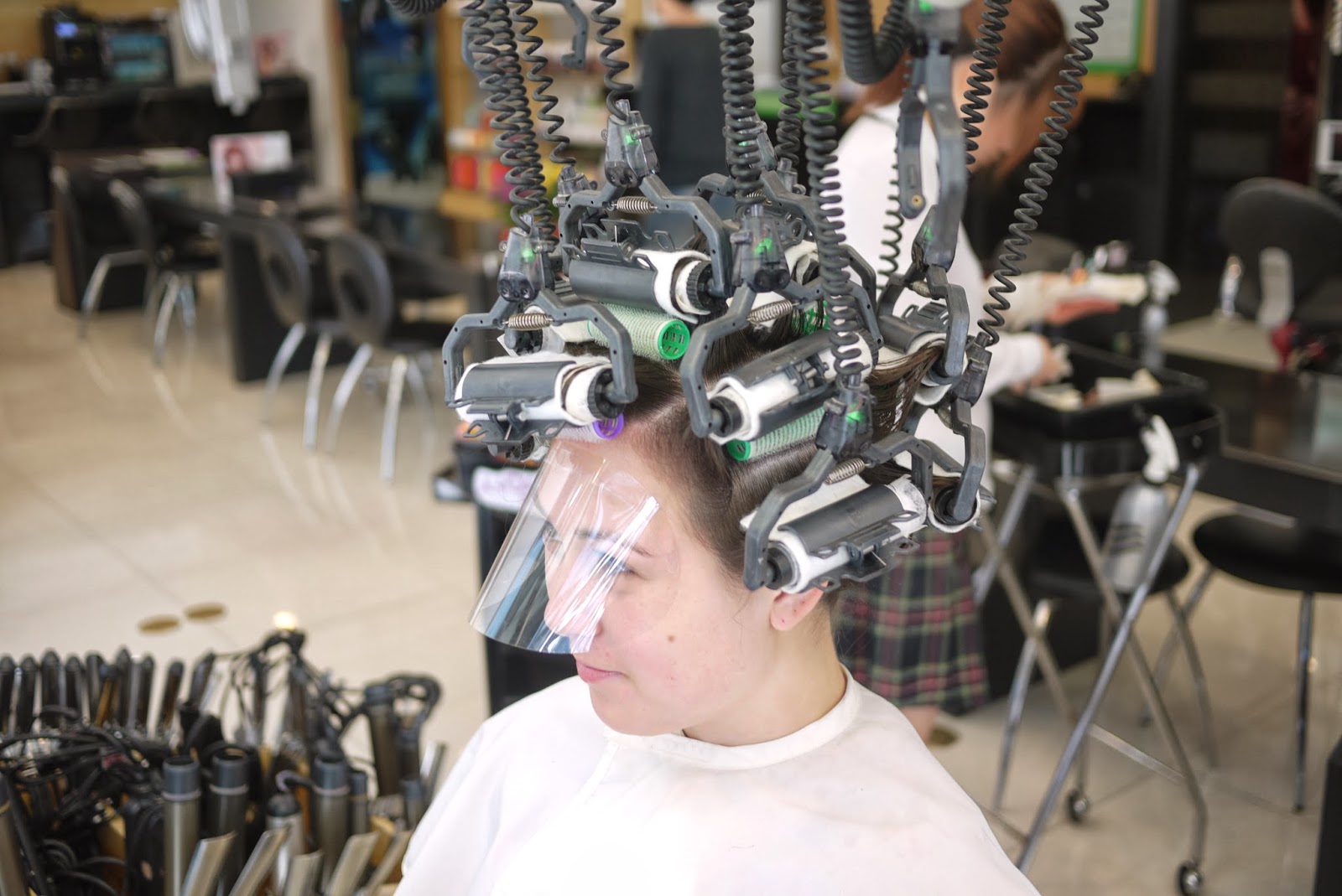 Setting perm without hair damage SUINstyle Hair Salon in Seoul,KOREA