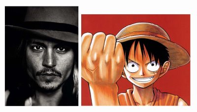 One Piece qta buat filmnya Luffy+comparation