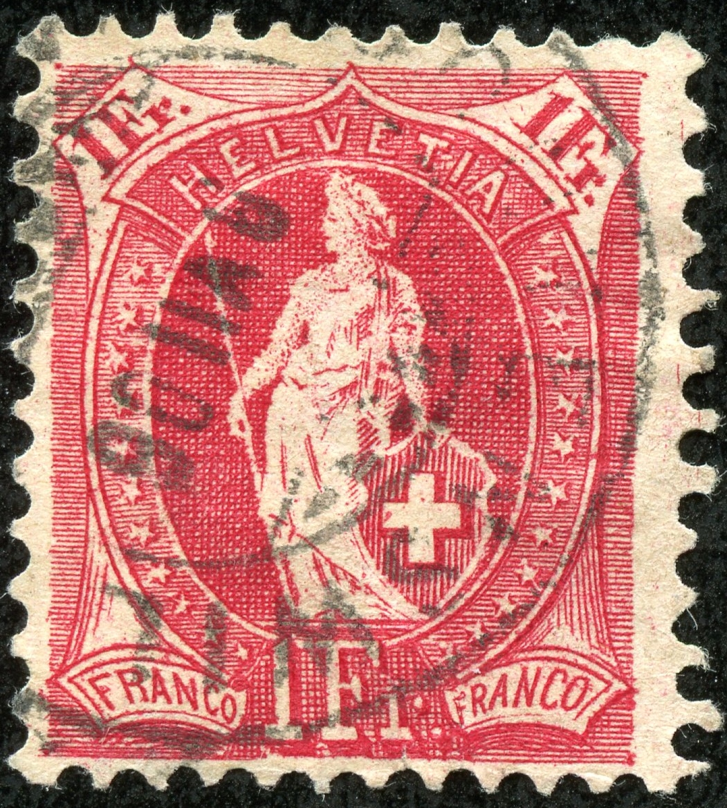 Switzerland Scott B1 ULHR - 1913 First Swiss Semi-Postal Stamp - SCV $11.50