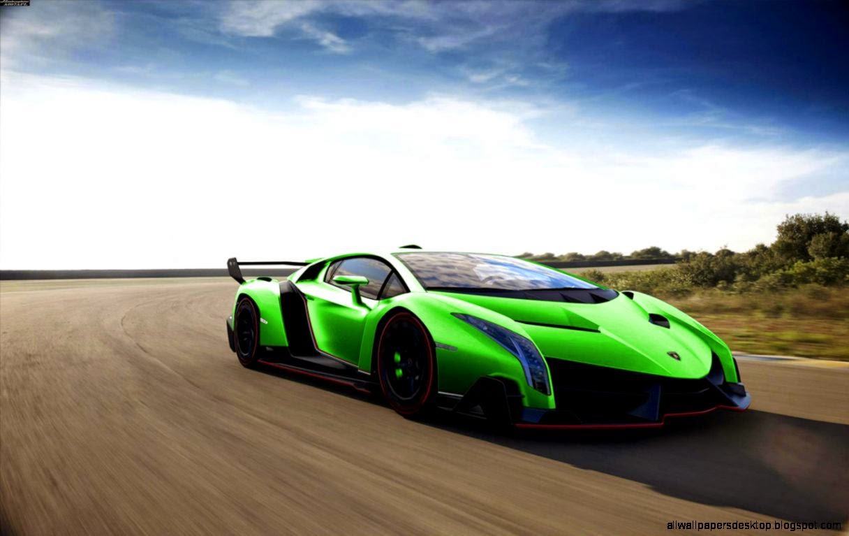 Lamborghini Veneno Green Hd Wallpaper