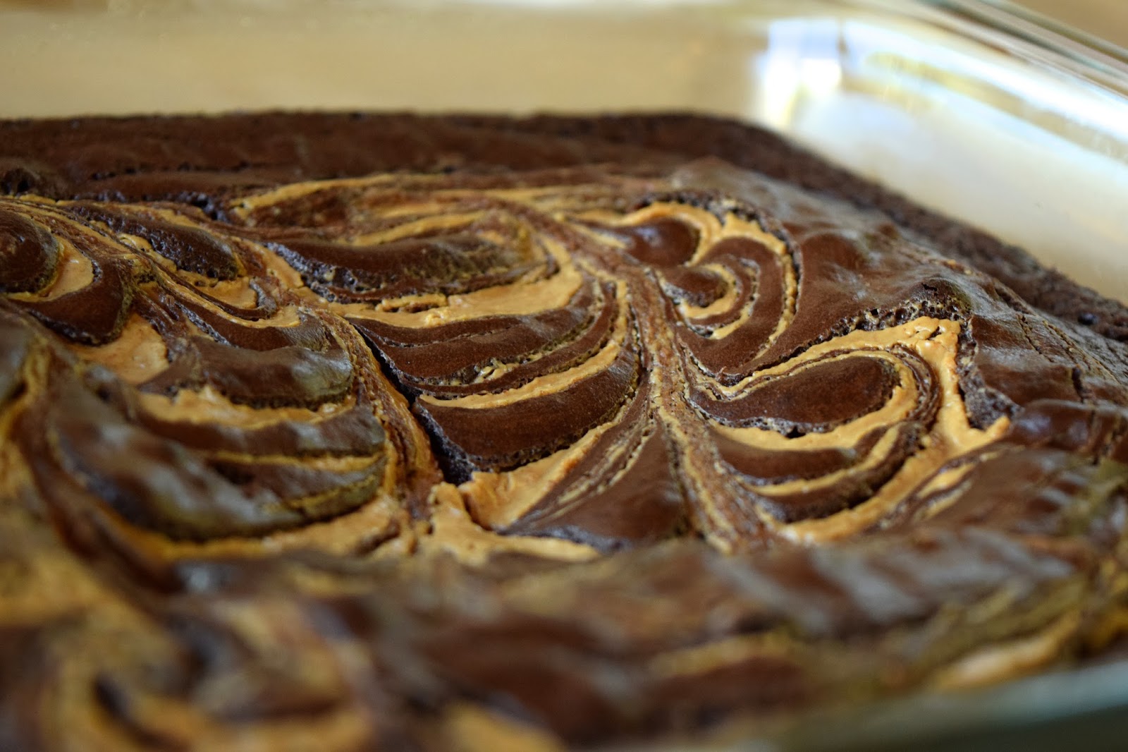 Lauren Marie Gluten Free [GlutenFree] Peanut Butter Swirl Brownies