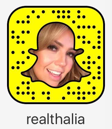 Adicione Thalia no Snapchat