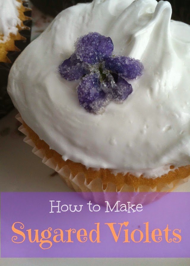 How to Make Sugared Violets