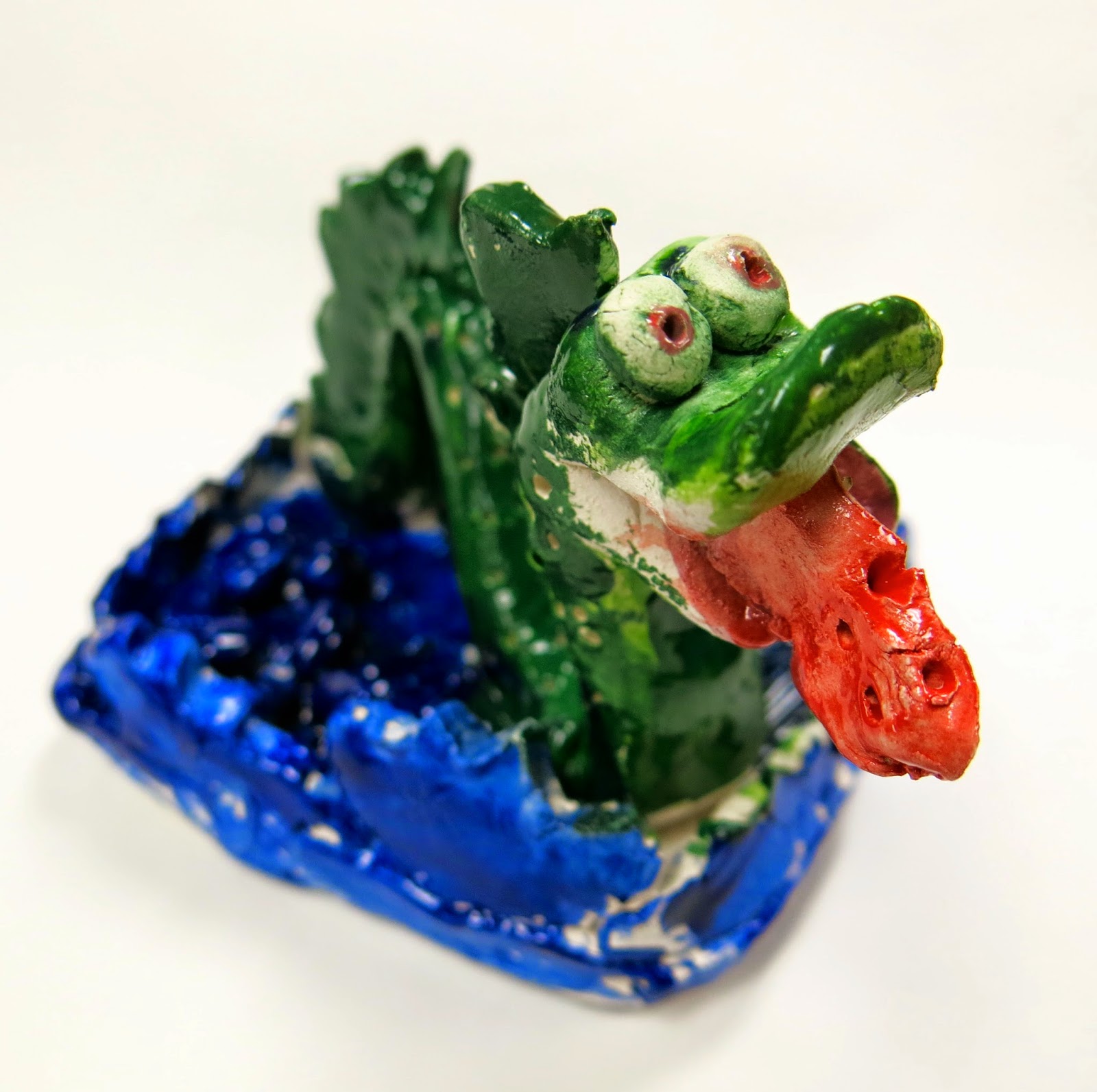 Cassie Stephens In the Art Room Ceramic Chinese Dragons with Third Grade