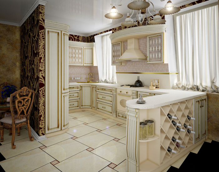 تصميمات مطابخ فاخرة فاشون مجلة المرأة العصرية