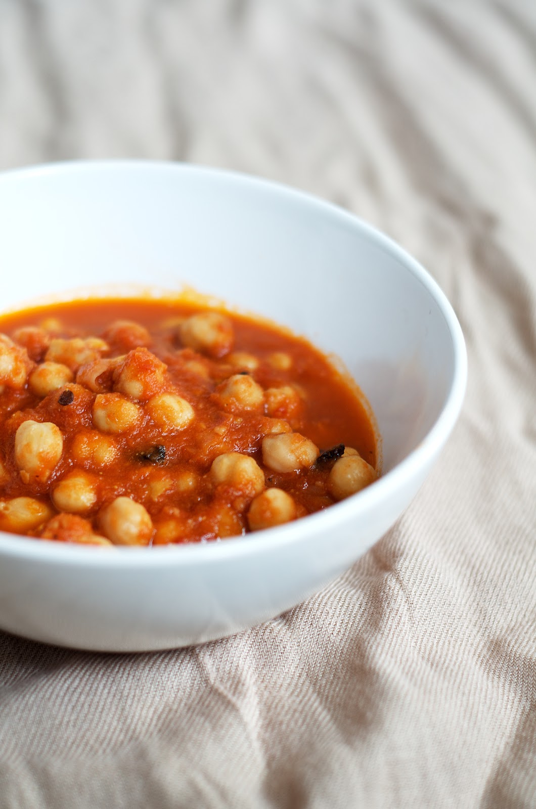The Ginger Cook Chickpeas Stew with Roasted Cumin and Tomatoes