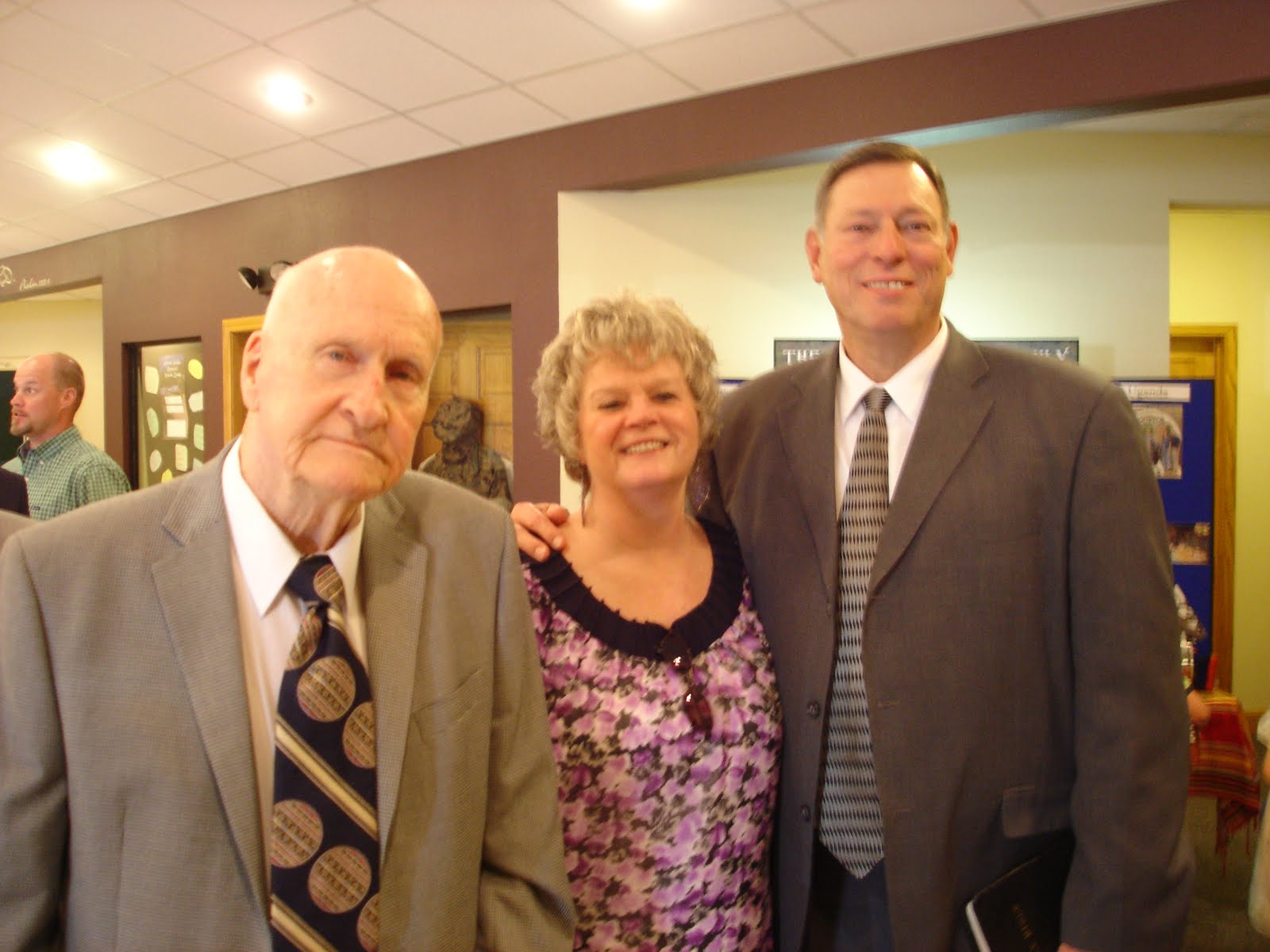 The Lewis Page Visit with Dennis and Judy Fountain