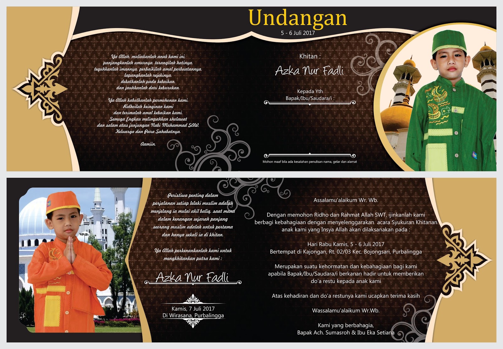 Undangan Khitan Anak Desain Kampungan Undangan Khitan Anak Desain Kampungan